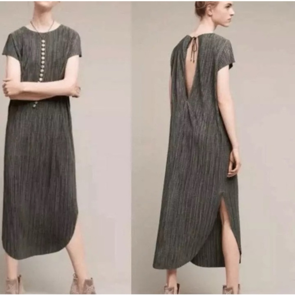 Sabina Musayev Anthropologie Textured Renaissance Midi Dress Size XL